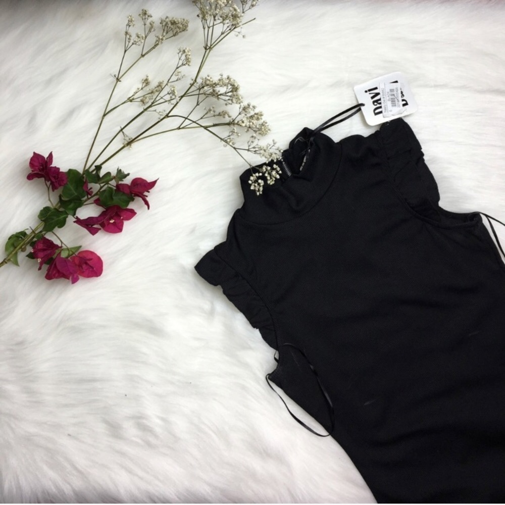 LAST DAY - Peplum Sleeve Nasty Girl Bodysuit